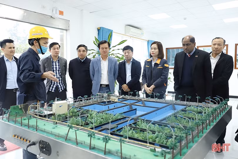 Đoàn công tác Đại sứ quán nước Cộng hòa Singapore tại Việt Nam thăm KKT Vũng Áng