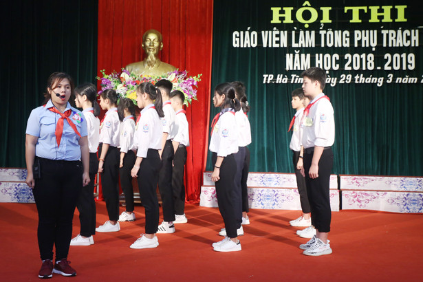 18 thí sinh TP Hà Tĩnh tranh tài “Giáo viên – Tổng phụ trách đội giỏi”