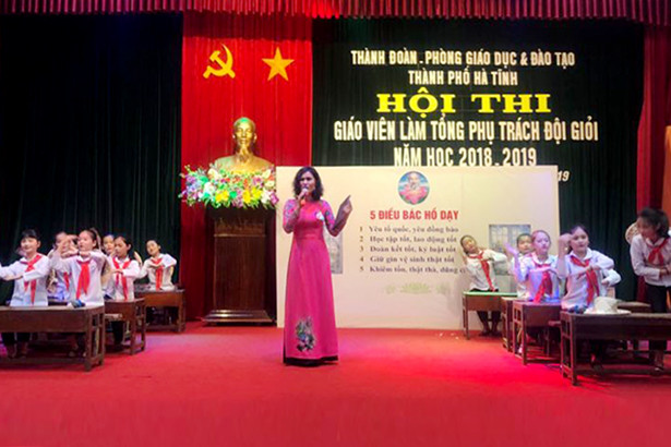 18 thí sinh TP Hà Tĩnh tranh tài “Giáo viên – Tổng phụ trách đội giỏi”