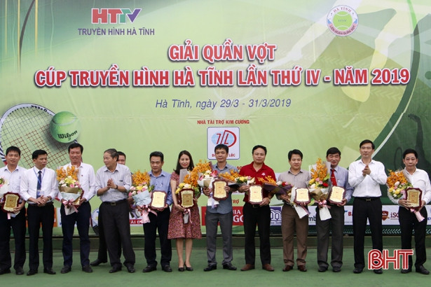Khai mạc giải Quần vợt Cúp Truyền hình Hà Tĩnh lần thứ IV, năm 2019