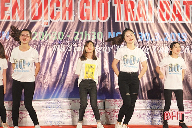 Hà Tĩnh tắt đèn hưởng ứng Giờ Trái đất năm 2019