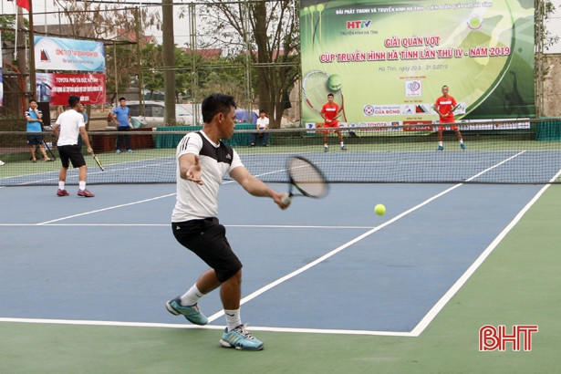 Khai mạc giải Quần vợt Cúp Truyền hình Hà Tĩnh lần thứ IV, năm 2019