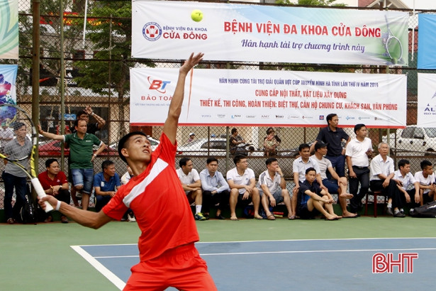 Khai mạc giải Quần vợt Cúp Truyền hình Hà Tĩnh lần thứ IV, năm 2019
