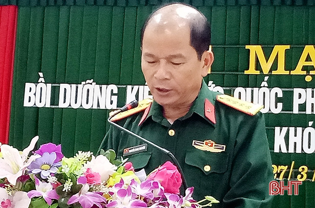 Bế mạc lớp bồi dưỡng kiến thức quốc phòng – an ninh đối tượng 3