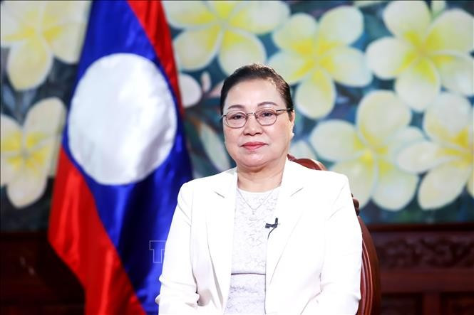 Đại sứ Lào tại Việt Nam Khamphao Ernthavanh. Ảnh: Việt Đức/TTXVN Đại sứ Lào tại Việt Nam Khamphao Ernthavanh. Ảnh: Việt Đức/TTXVN