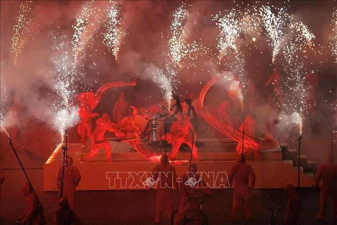 Nước chủ nhà Thái Lan muốn khơi dậy niềm đam mê thể thao ở các khán giả trong lễ khai mạc. Ảnh: Minh Quyết/PV TTXVN từ Thái Lan