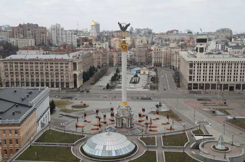 Quảng trường Độc lập ở Kiev, Ukraine. Ảnh: REUTERS/TTXVN Quảng trường Độc lập ở Kiev, Ukraine. Ảnh: REUTERS/TTXVN