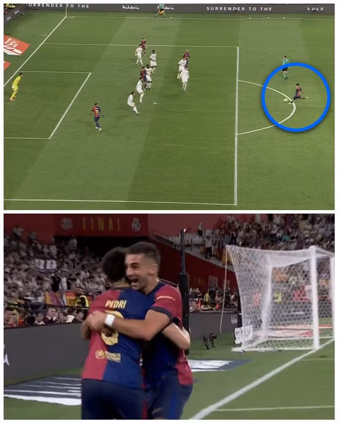 Pedri mở tỷ số ở phút 27