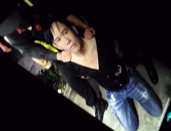 Ngô Bảo Trường khi bị bắt giữ. Ảnh: Công an cung cấp