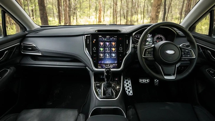 Nội thất Subaru Outback đang sử dụng trên thế hệ cũ - Ảnh: Drive