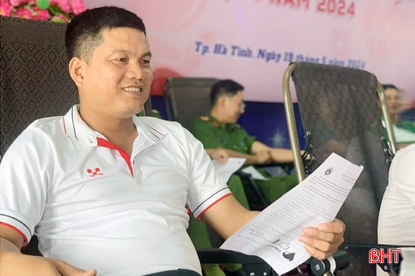 Với anh Vũ, mỗi lần hiến máu không chỉ là hành động cứu người mà còn là cách để thể hiện trách nhiệm của một công dân đối với cộng đồng. bqbht_br_v1.jpg