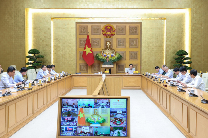 នាយករដ្ឋមន្ត្រី Pham Minh Chinh ធ្វើជាអធិបតីកិច្ចប្រជុំលើកទី ១៥ នៃគណៈកម្មាធិការដឹកនាំ IUU - រូបថត៖ VGP/Nhat Bac img2067-17592219212472089522839.jpg