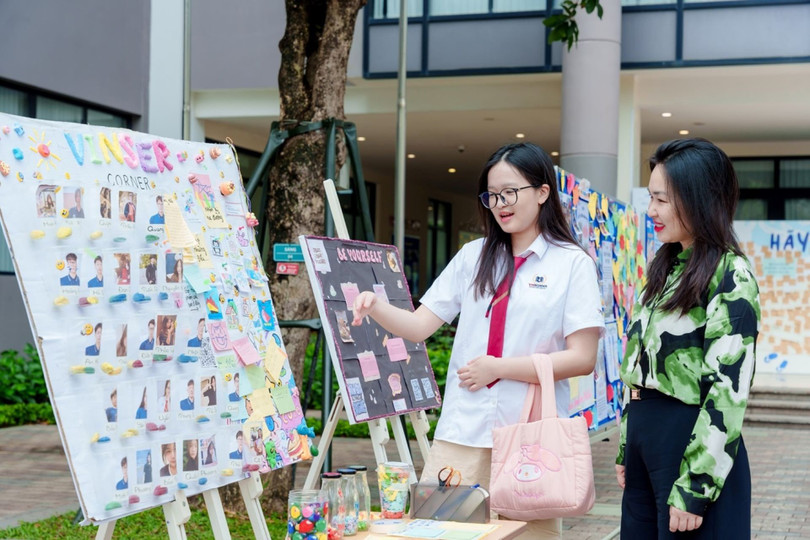 “Vinser Corner” – không gian sẻ chia cảm xúc giữa nhịp học tập sôi động, ghi nhận gần 400 lượt tương tác chỉ sau hai tuần triển khai. anh-4-1317.jpg