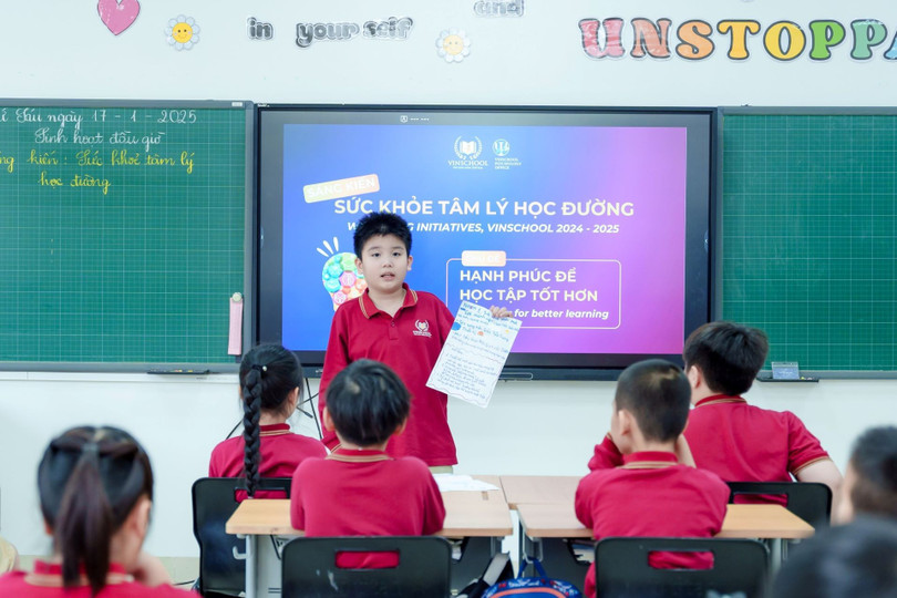 Học sinh Vinschool trở thành người dẫn dắt các workshop về sức khỏe tâm lý, lan tỏa kiến thức và kỹ năng chăm sóc tinh thần trong cộng đồng học đường. anh-5.jpg