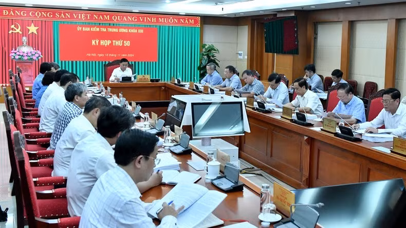 Tại Kỳ họp thứ 50, UBKT Trung ương đã quyết định nhiều vấn đề quan trọng. (Ảnh: ĐĂNG KHOA)