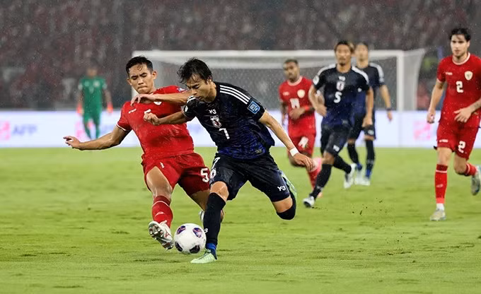 Indonesia (áo đỏ) sẽ có trận đấu mang tính bước ngoặt cho tham vọng World Cup 2026.