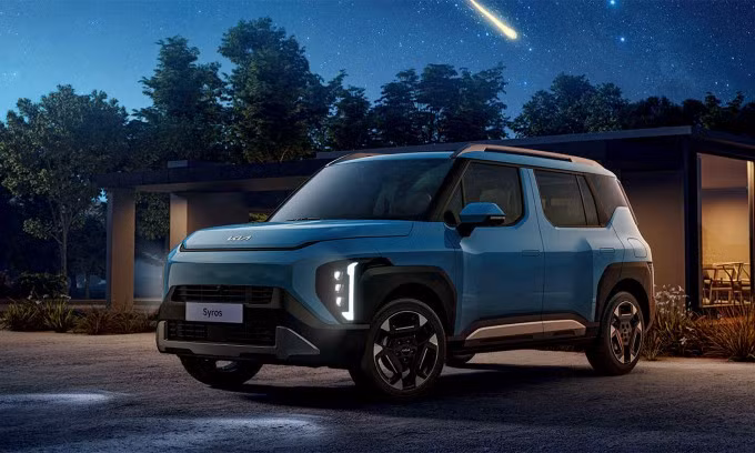 Xe gầm cao cỡ nhỏ Kia Syros ra mắt thị trường Ấn Độ. Ảnh: Kia