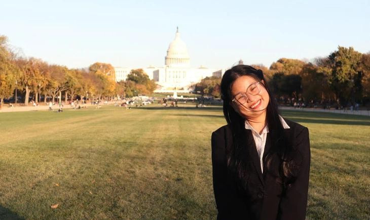 Đồng Thị Hải Yến là cô gái khiếm thị đậu Đại học Harvard - Ảnh: NVCC