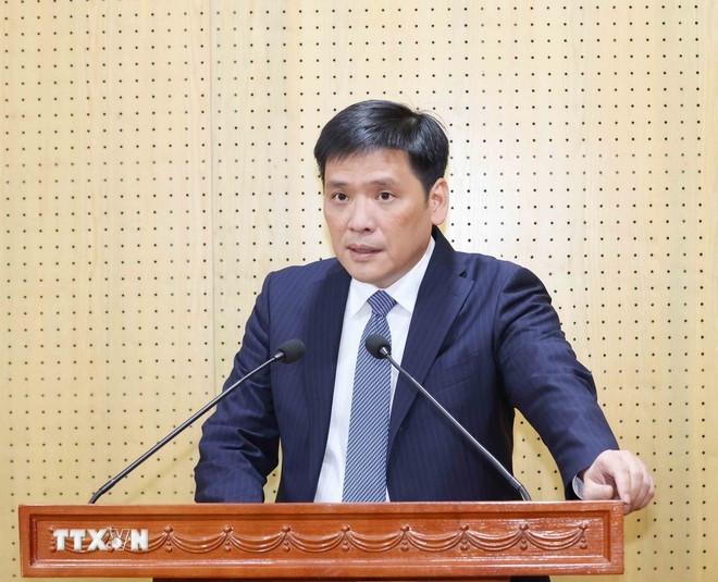 Ông Nguyễn Thanh Bình, Phó Trưởng Ban Tổ chức Trung ương, phát biểu nhận nhiệm vụ. (Ảnh: Phương Hoa/TTXVN) Ông Nguyễn Thanh Bình, Phó Trưởng Ban Tổ chức Trung ương, phát biểu nhận nhiệm vụ. (Ảnh: Phương Hoa/TTXVN)