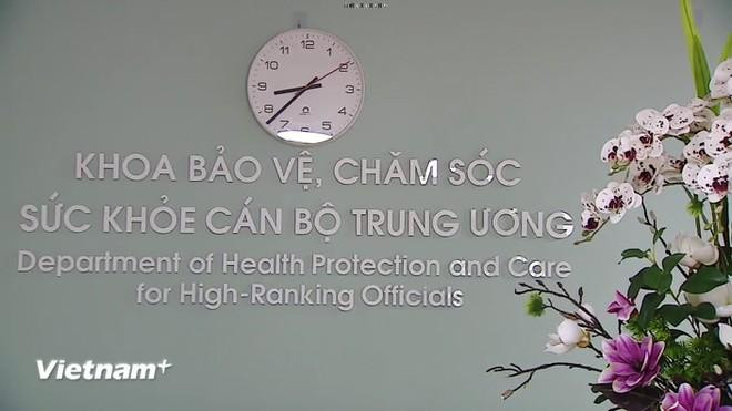 Tổng Bí thư có những khoảng thời gian điều trị tại Khoa Chăm sóc, bảo vệ sức khỏe cán bộ Trung ương (Bệnh viện Trung ương Quân đội 108). (Ảnh: PV/Vietnam+)
