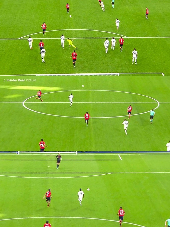 Đường kiến tạo siêu dị của Lunin cho Vini.