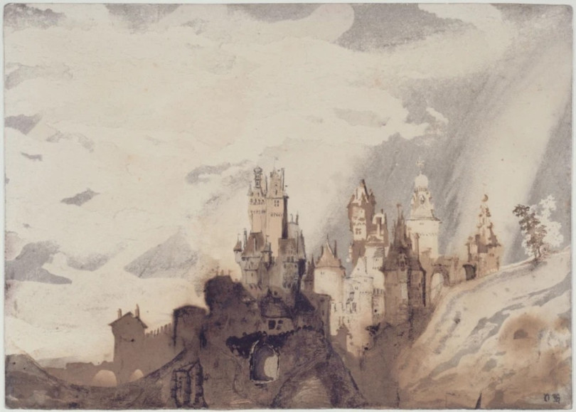 Bức “The Cheerful Castle” (1847) Bức “The Cheerful Castle” (1847)