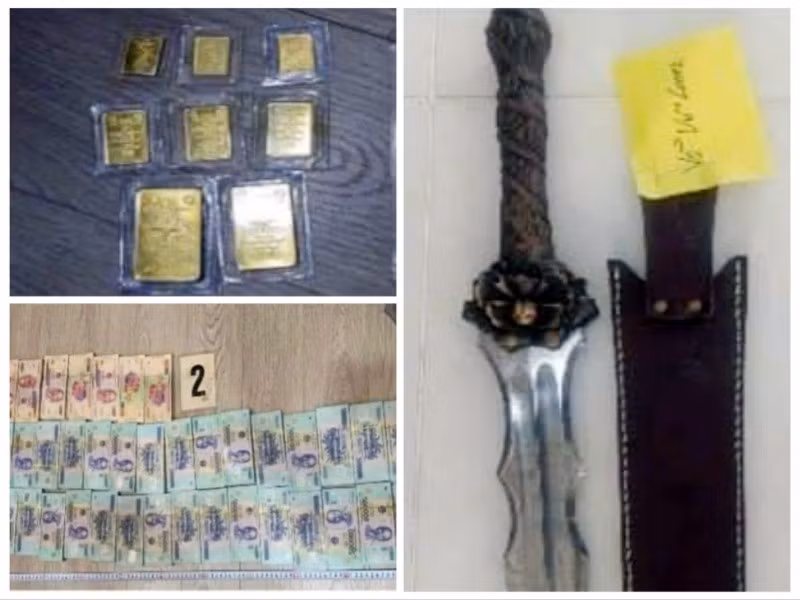 Tang vật liên quan.