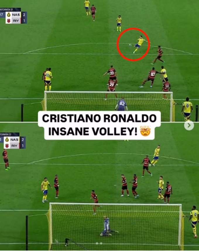 Siêu phẩm vô lê của Ronaldo