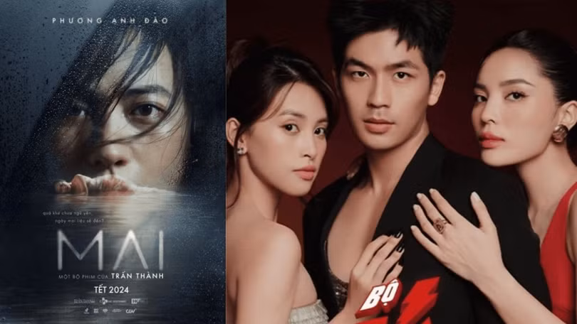 Tình tay ba trong "Bộ tứ báo thủ" (phải) liệu có thắng được "Mai"? (Ảnh: Nhà phát hành).