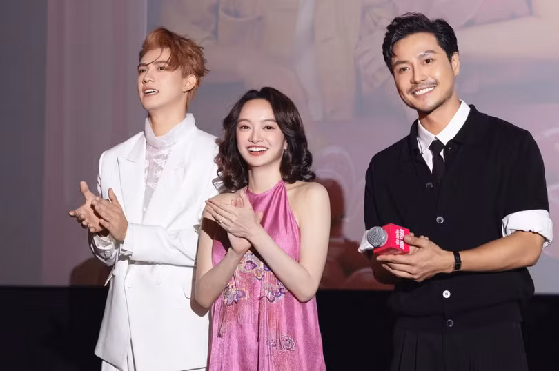 Bộ ba diễn viên trong phim "Yêu nhầm bạn thân" (Ảnh: Nhân vật cung cấp).