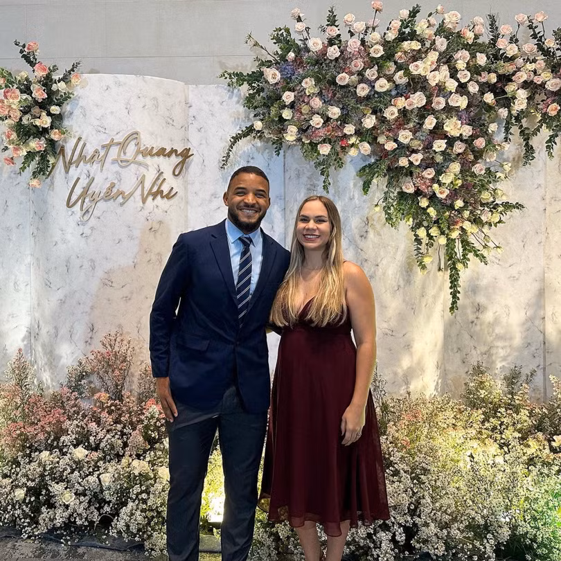 Marcele Seippel hiện sống cùng cầu thủ Xuân Son tại Việt Nam.