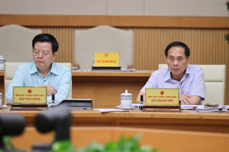 Phó Thủ tướng Bùi Thanh Sơn phát biểu - Ảnh: VGP/Nhật Bắc Phó Thủ tướng Bùi Thanh Sơn phát biểu - Ảnh: VGP/Nhật Bắc