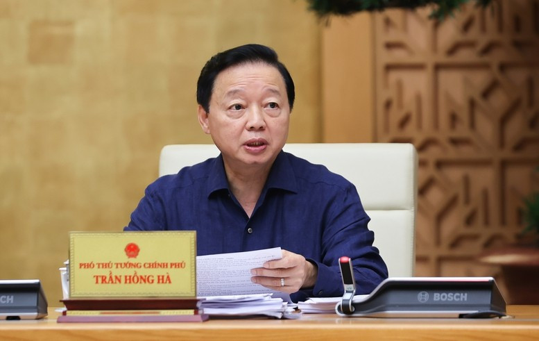 Phó Thủ tướng Trần Hồng Hà phát biểu - Ảnh: VGP/Nhật Bắc Phó Thủ tướng Trần Hồng Hà phát biểu - Ảnh: VGP/Nhật Bắc