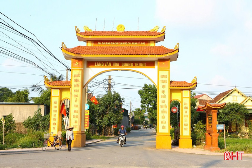 Những khu dân cư nông thôn mới kiểu mẫu tại xã Thịnh Lộc (Lộc Hà). 1.jpg