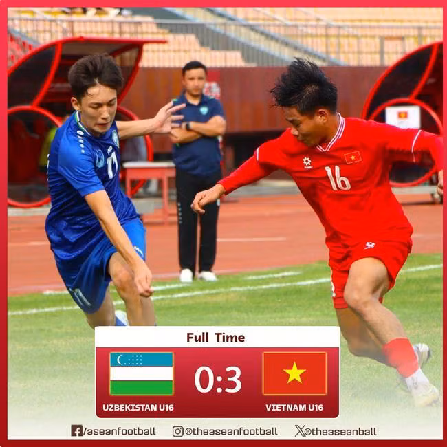 U16 Việt Nam thắng U16 Uzbekistan 3-0