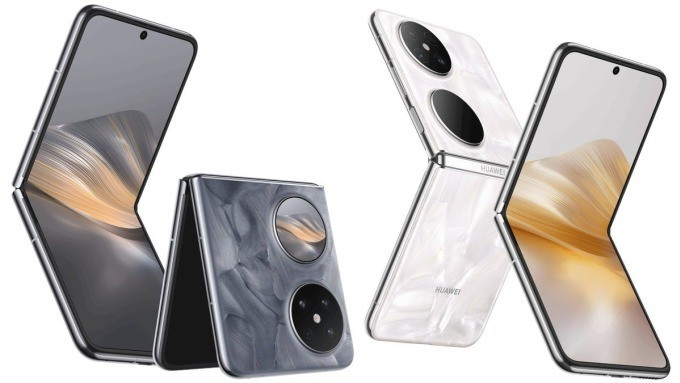 Smartphone gập Huawei Pocket 2. Ảnh: PhoneArena Smartphone gập Huawei Pocket 2. Ảnh: PhoneArena
