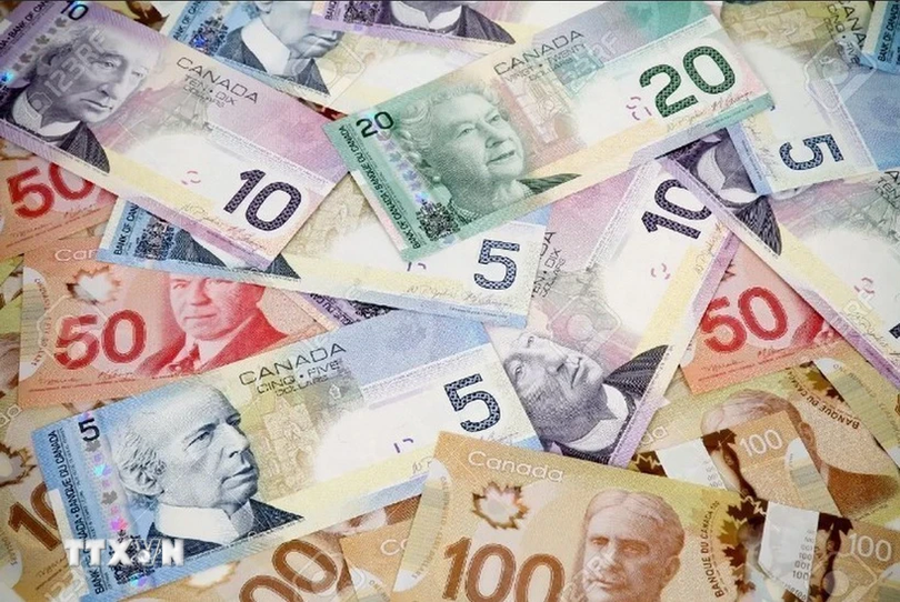 Đồng đôla của Canada. (Ảnh: CFI/TTXVN). ttxvn-dong-cad-resizejpg.png