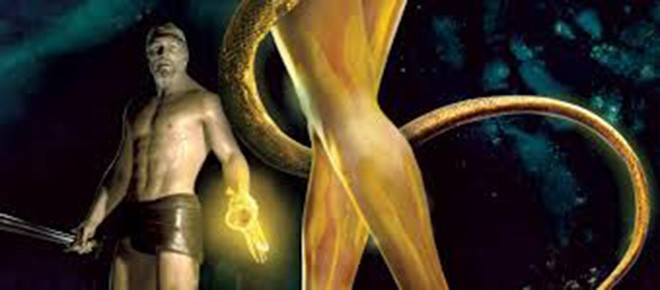 "Beowulf" có một cảnh đáng sợ về con quái vật mang những đặc điểm giống rắn "Beowulf" có một cảnh đáng sợ về con quái vật mang những đặc điểm giống rắn