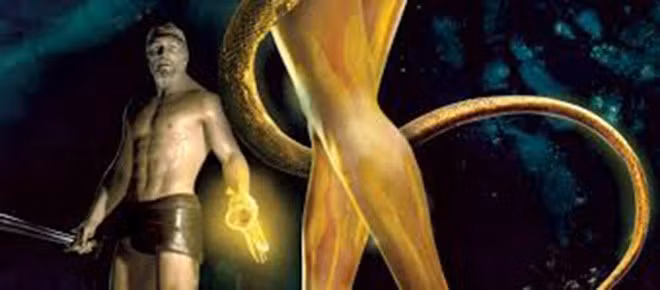 "Beowulf" có một cảnh đáng sợ về con quái vật mang những đặc điểm giống rắn