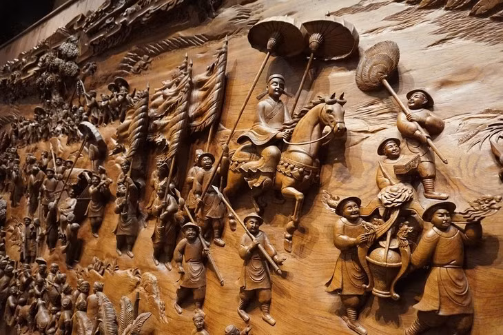 Cảnh "ngựa anh đi trước" - Ảnh: T.ĐIỂU