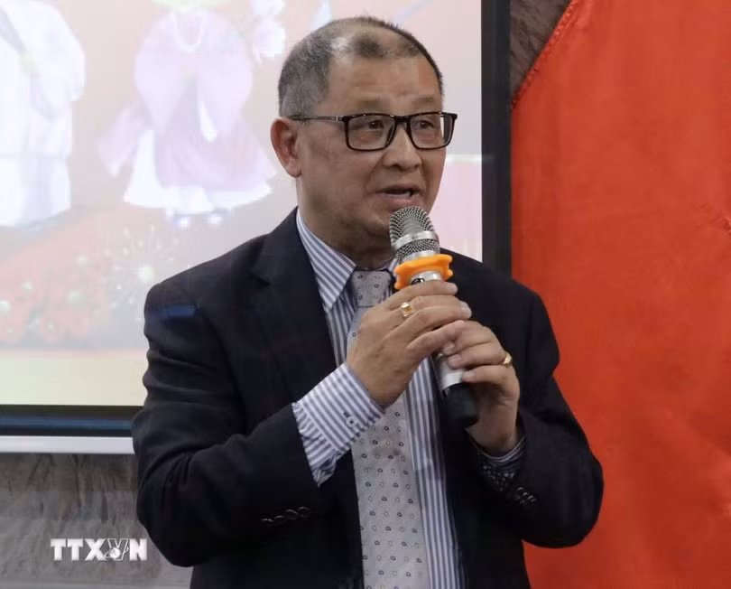 Ông Trần Bá Phúc, Ủy viên Ủy ban Trung ương Mặt trận Tổ quốc Việt Nam, Chủ tịch Hội Doanh nhân Việt Nam tại Australia. (Ảnh: Diệu Linh/TTXVN)