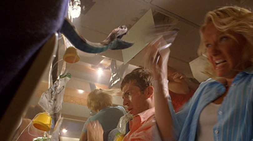 Cảnh trong phim "Snakes on a Plane" Cảnh trong phim "Snakes on a Plane"