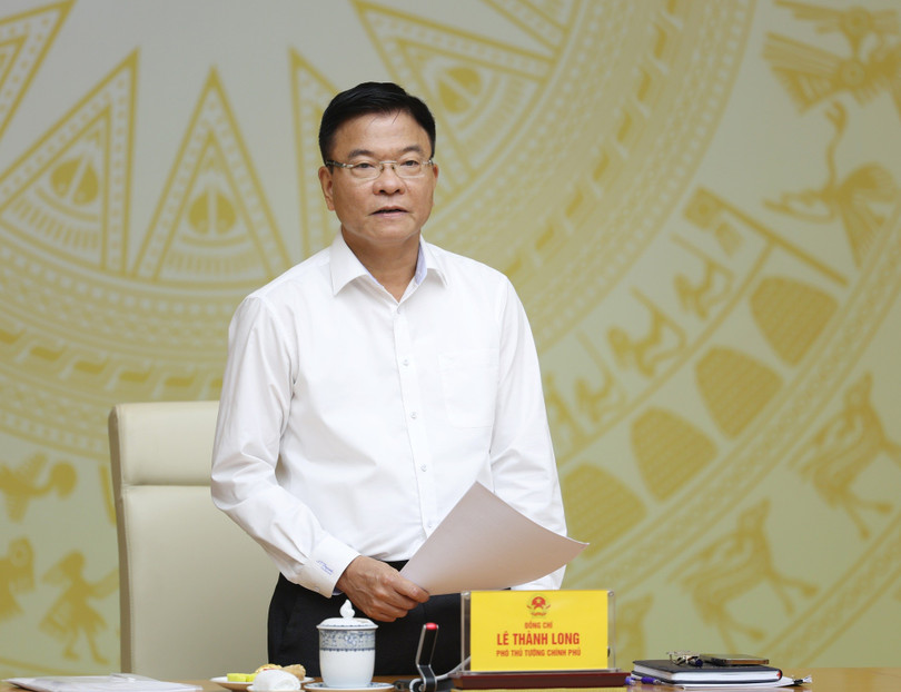Phó Thủ tướng Lê Thành Long chủ trì Hội nghị sơ kết 5 năm thực hiện Chương trình phát triển YDCT cổ truyền, kết hợp YDCT với y học hiện đại - Ảnh: VGP/Đức Tuân. ndt0921-17516156532721943540161.jpg