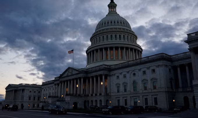 Điện Capitol trong ảnh chụp tháng 12/2023. Ảnh: Reuters