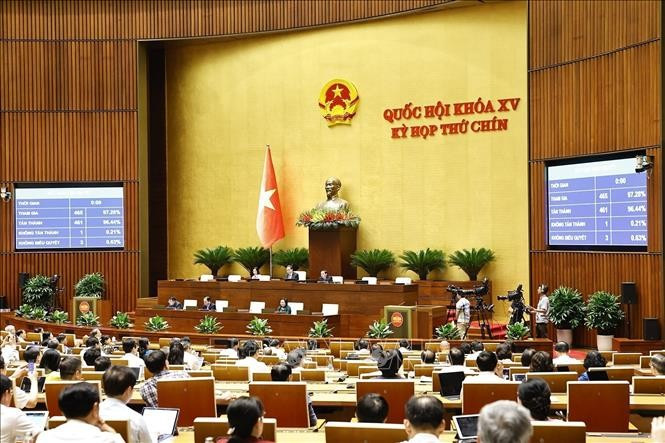 Sáng 12/6/2025, Quốc hội thông qua Nghị quyết của Quốc hội về việc sắp xếp đơn vị hành chính cấp tỉnh năm 2025. Ảnh: Doãn Tấn/TTXVN Sáng 12/6/2025, Quốc hội thông qua Nghị quyết của Quốc hội về việc sắp xếp đơn vị hành chính cấp tỉnh năm 2025. Ảnh: Doãn Tấn/TTXVN