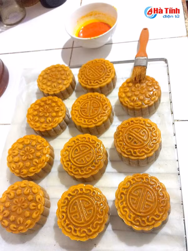 nhung mau banh trung thu handmade cuc chat o ha tinh