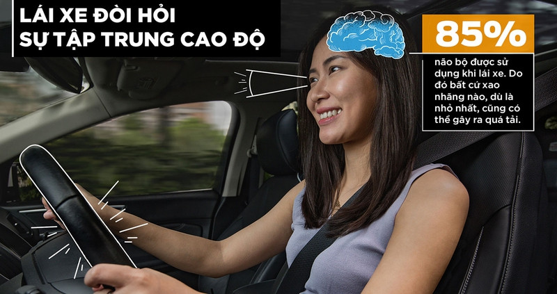 lai o to lam the nao de tap trung hon