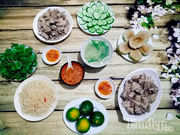 cuoi tuan nau com vit chao vit hap dan dai ca nha ngay sum hop chi voi 170 nghin