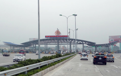 Trạm thu phí trên tuyến cao tốc Pháp Vân - Cầu Giẽ được Thanh tra Chính phủ chỉ ra có nhiều sai phạm cần phải xử lý. se dieu chinh giam phi bot duong bo tren ca nuoc