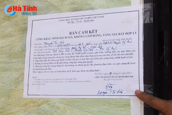 ha tinh khong de gia vat lieu xay dung nhay mua